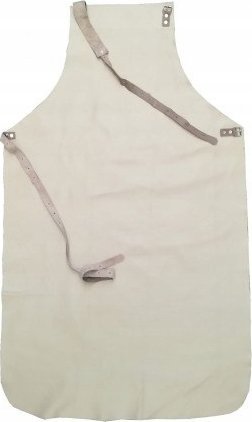 Weldoy WY-FSB - fartuch spawalniczy skórzany przedni, zakładany na szyję, - żółty - 60X90 cm. uni (80x110)