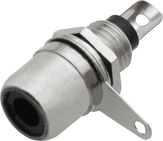 Blow 2232# Gniazdo rca montażowe do obudowy czarne