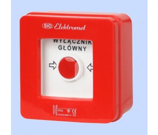 Elektromet Wyłącznik alarmowy natynkowy WG-1 'wyłącznik główny (921443)