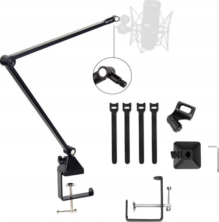 Mozos Statyw biurkowy na mikrofon czarny SB42