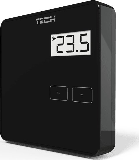 Tech Sterownik R-8B pokojowy bezprzewodowy dwustanowy czarny (współpraca z L-8)