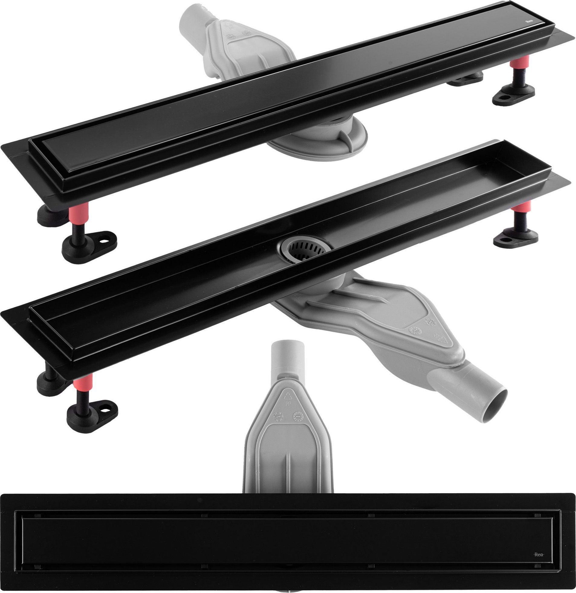 Rea Odpływ Liniowy REA Neox Superflow Black 90