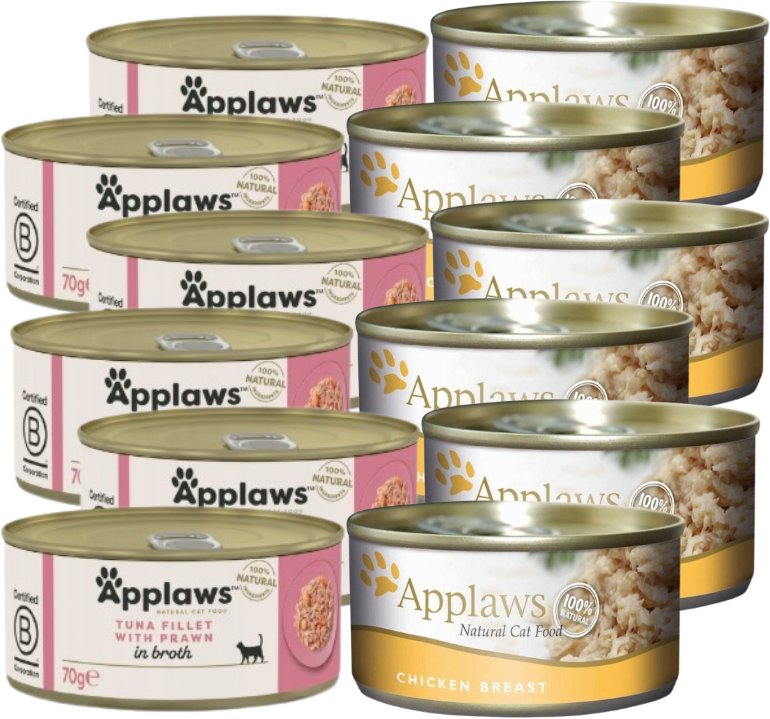 Applaws Cat Mix Smaków 12x70g PUSZKA