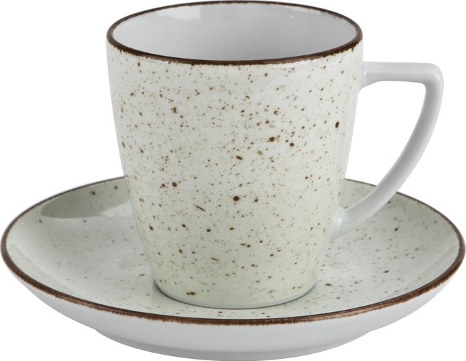 Lubiana Filiżanka 200ml ze spodkiem Boss Ecru