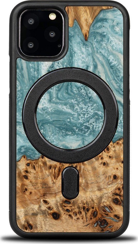 BeWood Etui Bewood Unique na iPhone 11 Pro - Planets - Uran z MagSafe