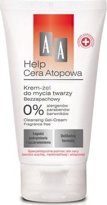 AA Help Cera Atopowa Krem-żel do mycia twarzy 125ml