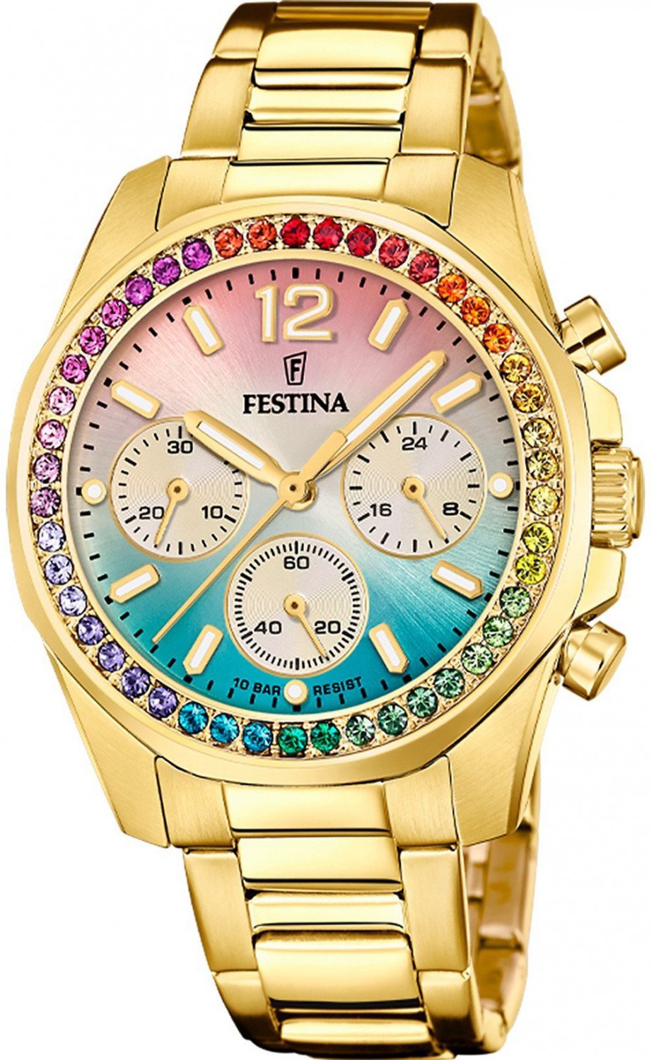 Zegarek damski Festina F20609-5 złoty