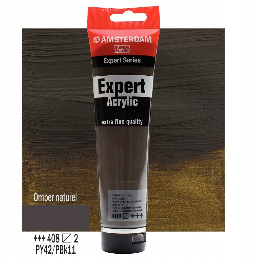 Amsterdam Expert Series Acrylic Tube 150 ml Raw Umber 408