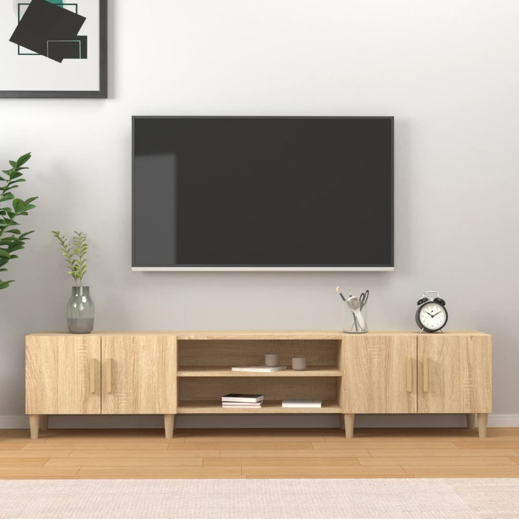 vidaXL Szafka pod TV, dąb sonoma, 180x31,5x40 cm
