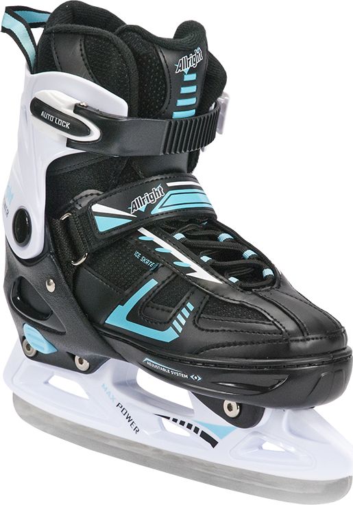 Allright Łyżwy hokejowe 2w1 Max Power czarno-białe r. 33-36 (SKŁHMSMP36)