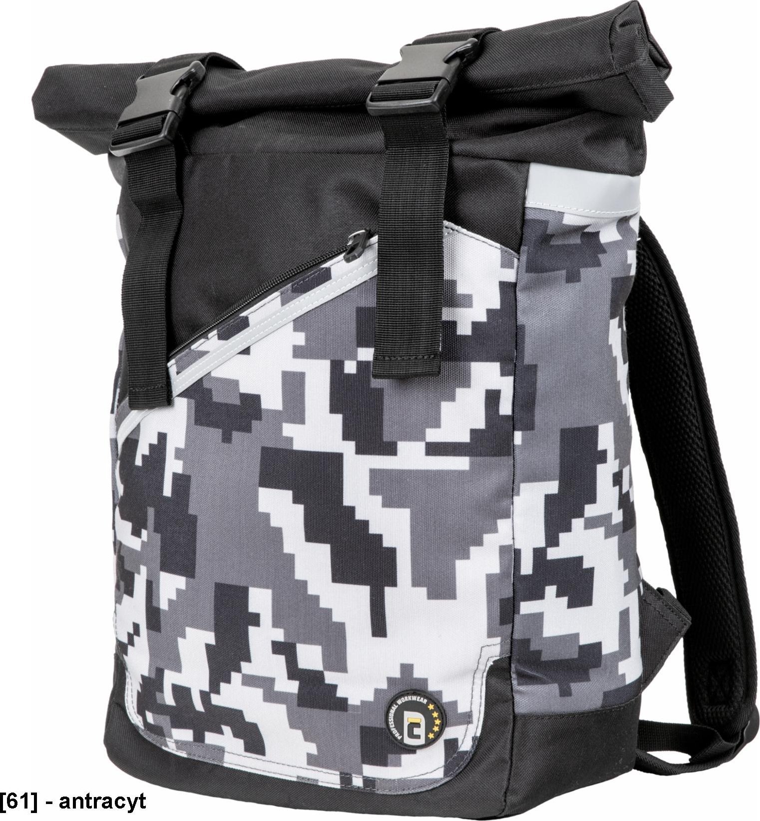 CERVA NEURUM plecak - pojemny, jednokomorowy plecak, atrakcyjny design - antracyt.