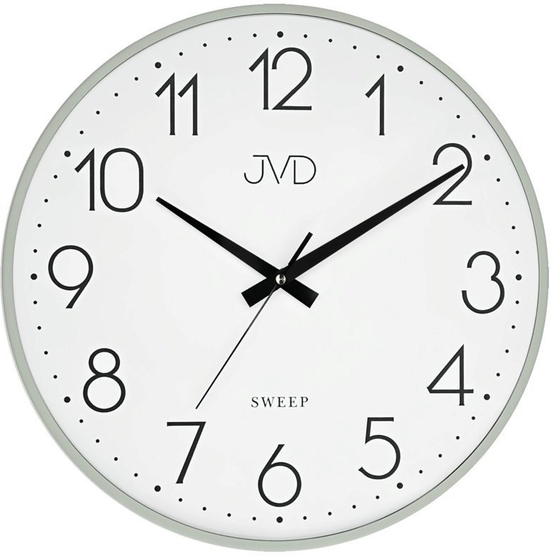 JVD Zegar ścienny HK4129.2 zielony metalowy 35 cm