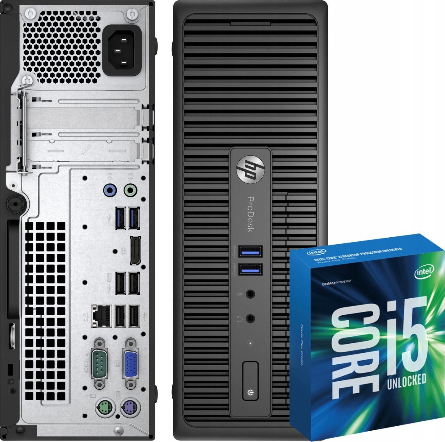 Komputer HP Elitedesk 400 G3 Sff Intel Core i5 16GB DDR4 512GB SSD Windows 10