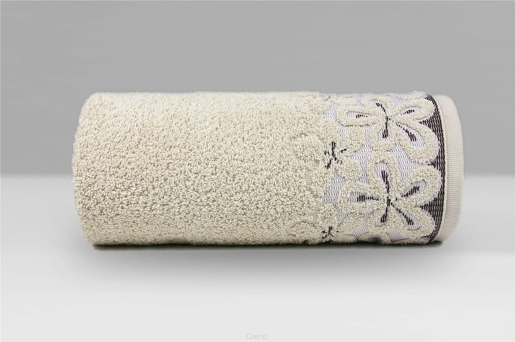 Greno WNĘTRZARSKIE Ręcznik Bella 50x90 cm beżowy