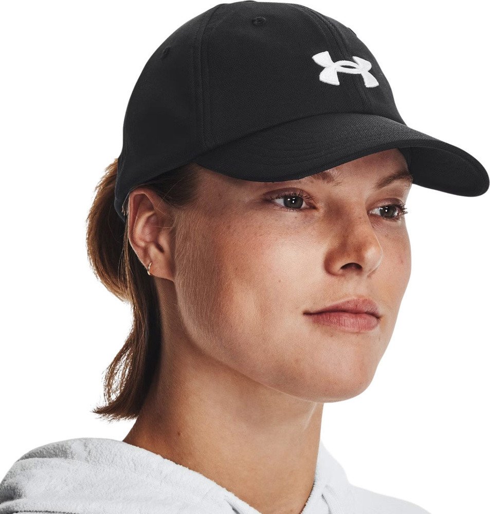 Czapka z daszkiem damska Under Armour Blitzing Adj OSFM czarna 1376705 001