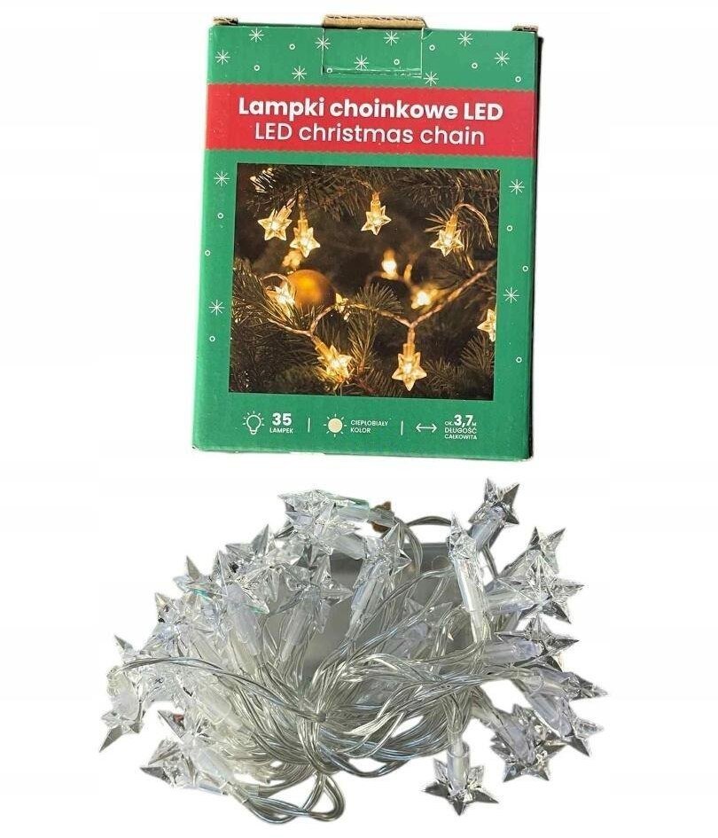 Lampki choinkowe Bulinex Lampki choinkowe LED ciepła biała 3,7m