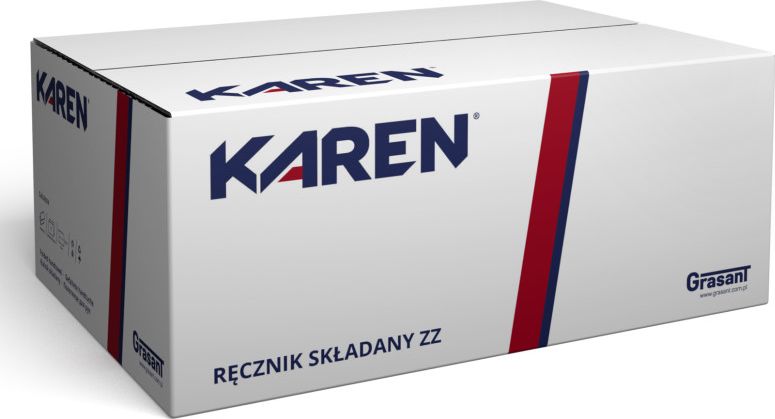 Karen Karen - Ręcznik papierowy w składce ZZ, 2-warstwy, celuloza - 3200 odcinków