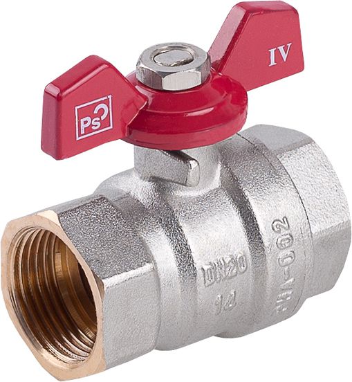 Perfexim Zawór kulowy wodny WW motylek niebieski wzmocniony 1/2" (00-002-0150-001)