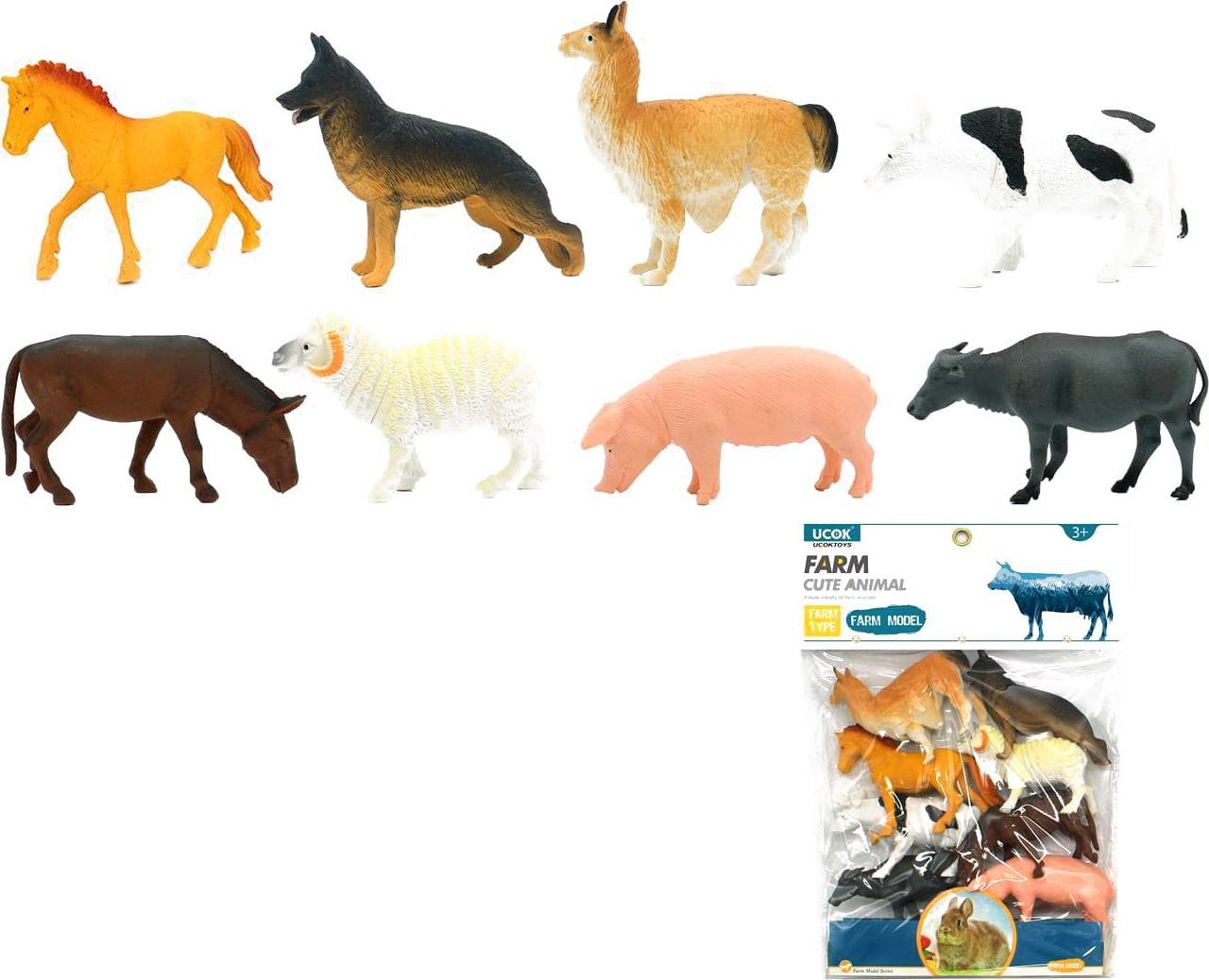 Figurka Trifox ZWIERZĘTA DOMOWE 8 SZTUK