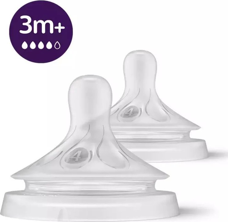 Philips Smoczek do butelki Avent Natural Response 3m+
