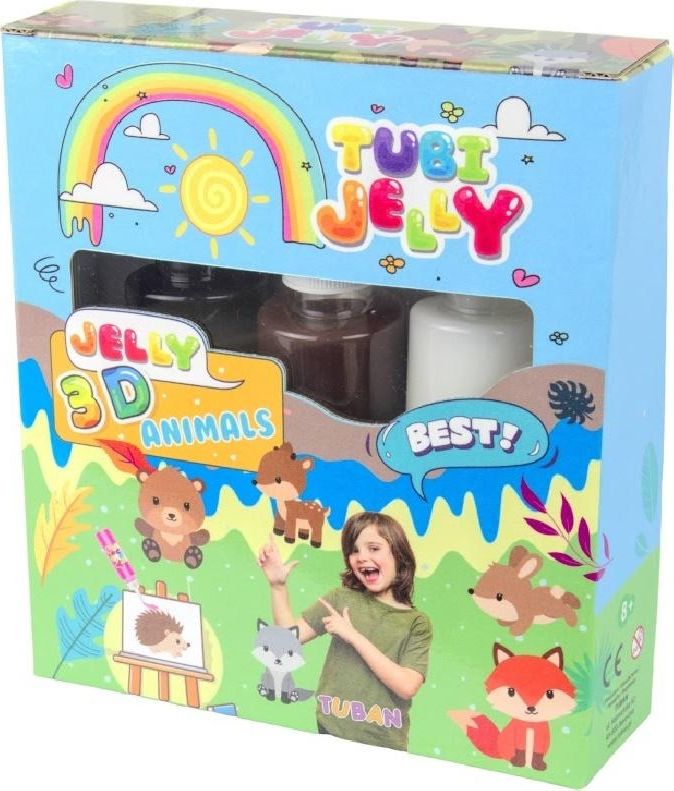 TUBAN Zestaw Tubi Jelly 3 kolory - Zwierzątka