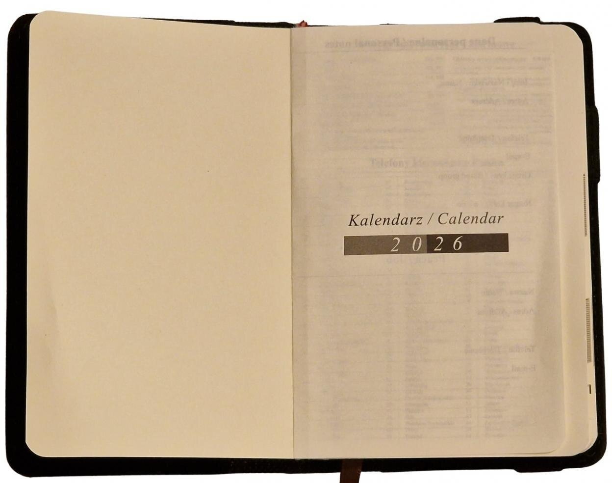 Wkład wymienny kalendarz 2026 A6 tygodniowy EDUKAMP