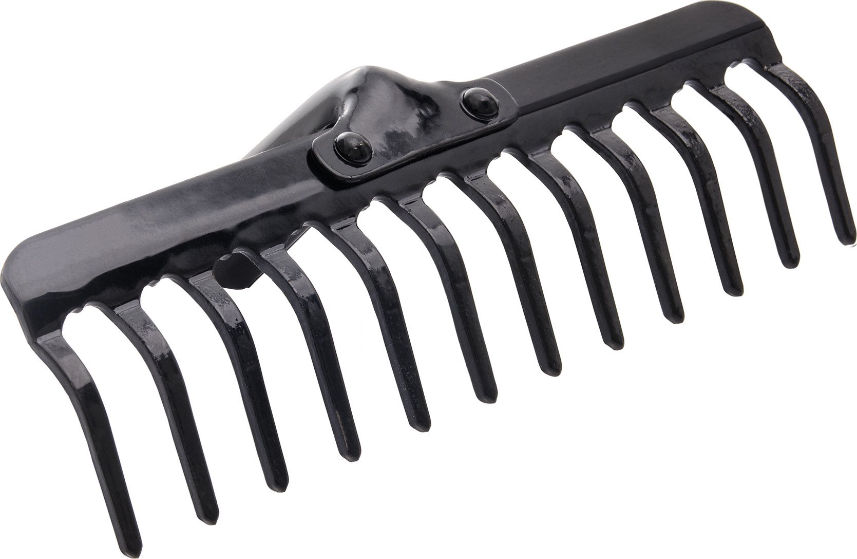 Kadax KADAX Grabie metalowe Do Liści Trawy Bez Trzonka Nieoprawione 12 Zębne Solidne