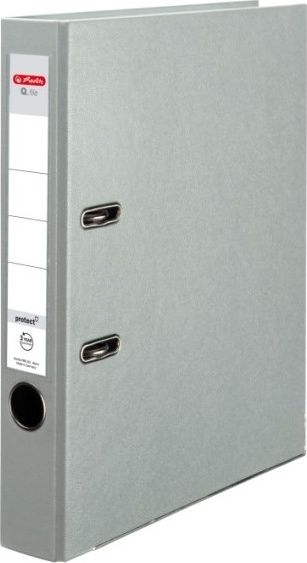 Segregator Herlitz dźwigniowy A4 50mm szary (WIKR-071336)