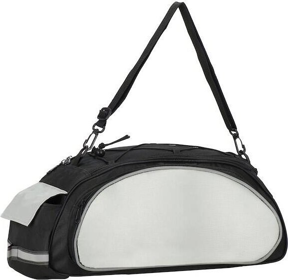 Springos Sakwa rowerowa na bagażnik torba 14L szaro-czarna UNIWERSALNY