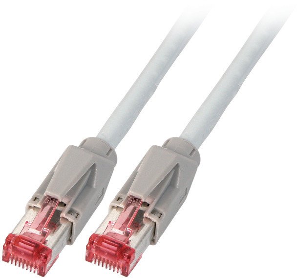 EFB RJ45 Patchkabel S/FTP Cat6A HRS TM21 LSZH GRAU Laenge 5m Daetwyler 7702 Kabeldurchmesser 5,8mm Uebertragungsstandards 10Gbit