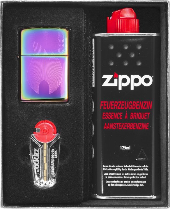 Zestaw ZIPPO Zapalniczka FLAME RAINBOW Prezentowy No1