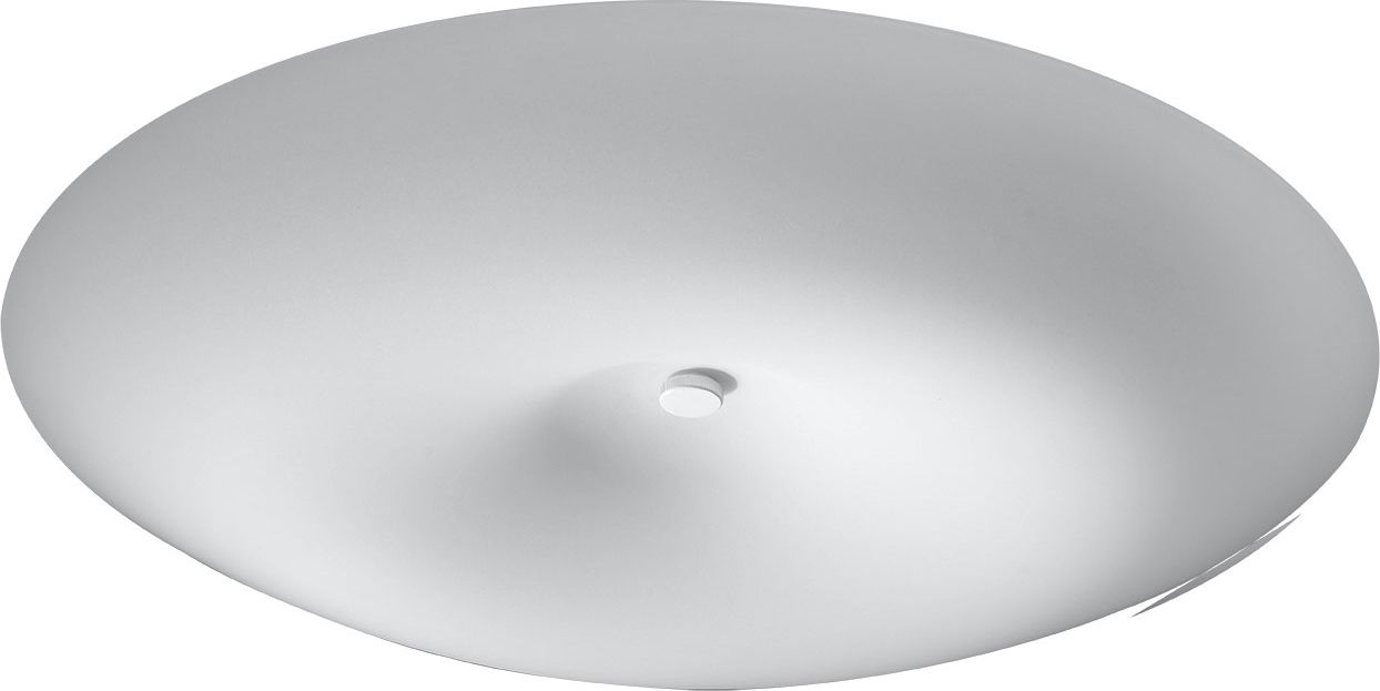 Lampa sufitowa Lumes Biały nowoczesny szklany plafon 63 cm - EXX211-Fisel