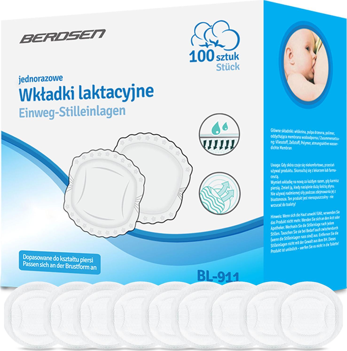 Berdsen Wkładki laktacyjne dla karmiącej mamy - ultra chłonne Berdsen BL-911 () - 3609