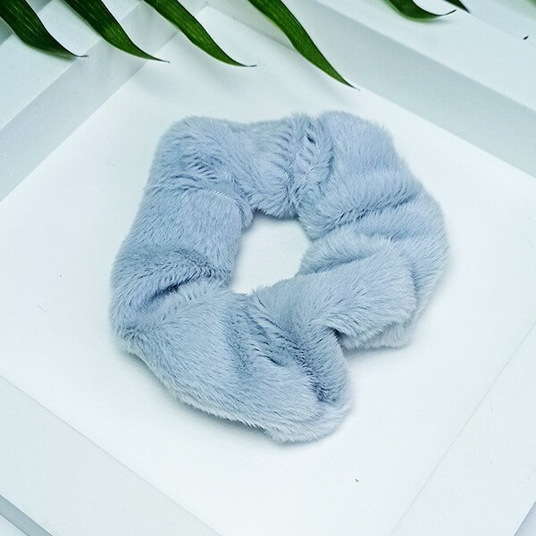 Gumka PUFFY do włosów YEYE Jasno szary