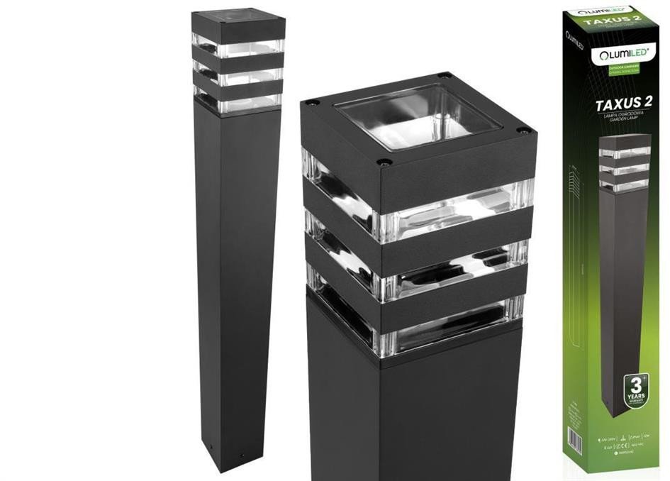 Słupek Ogrodowy Zewnętrzny Stojący E27 LED TAXUS 2 80cm LUMILED