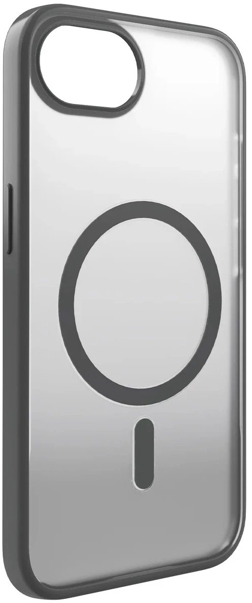 ETUI SILIKONOWE PURO GRADIENT MAGSAFE DO IPHONE 16E - CZARNE