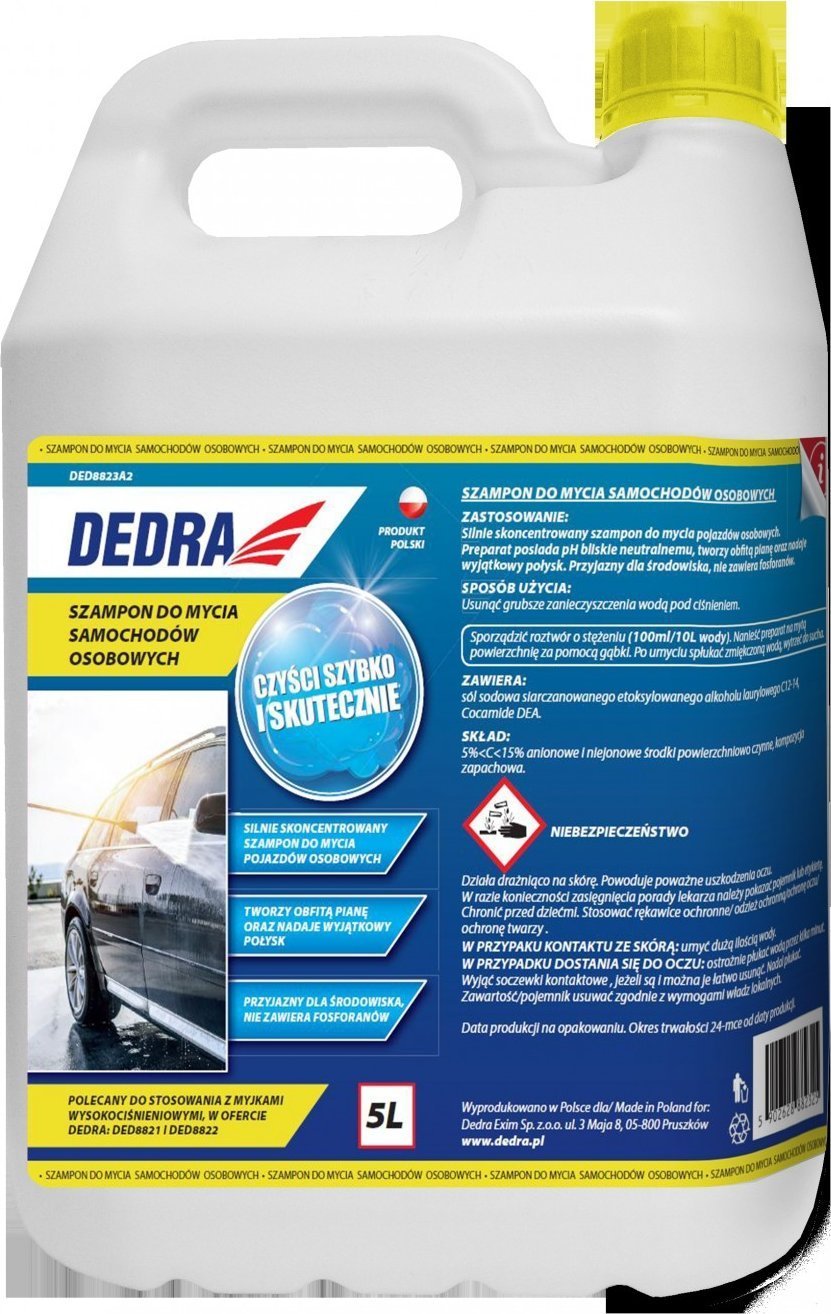 Dedra Szampon 5L samochodów osobowych