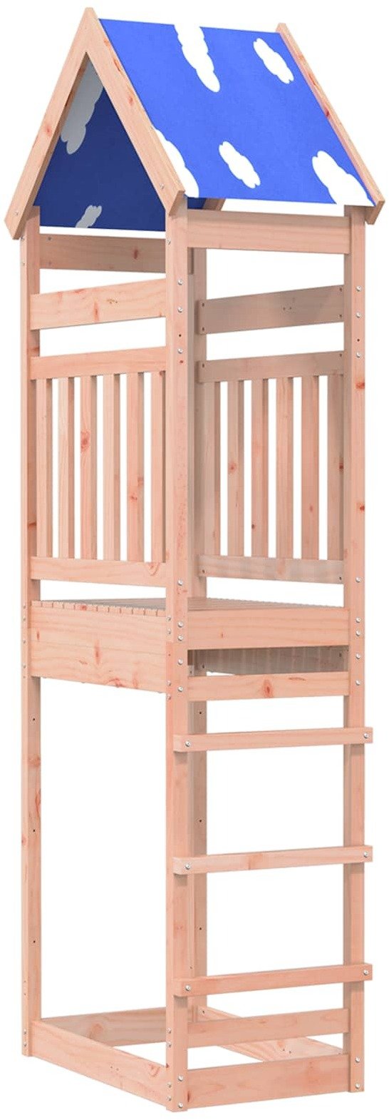 vidaXL Wieża zabaw Brązowy 52,5 x 85 x 265 cm Lekkie drewno douglas