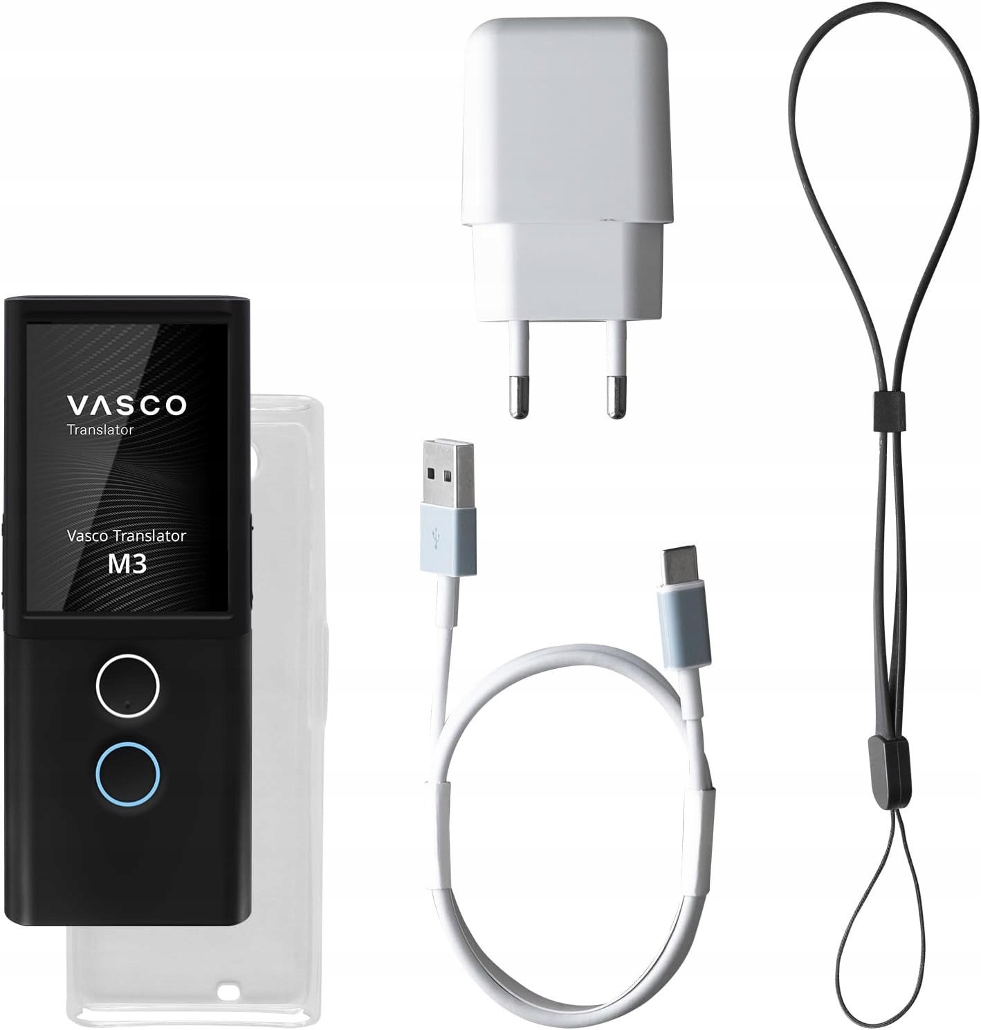 Vasco Translator M3 tłumacz głosowy 70+ języków czarny