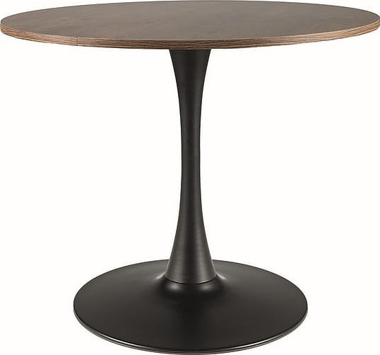 Signal Stół okrągly AMADEO II orzech/czarny 90x90