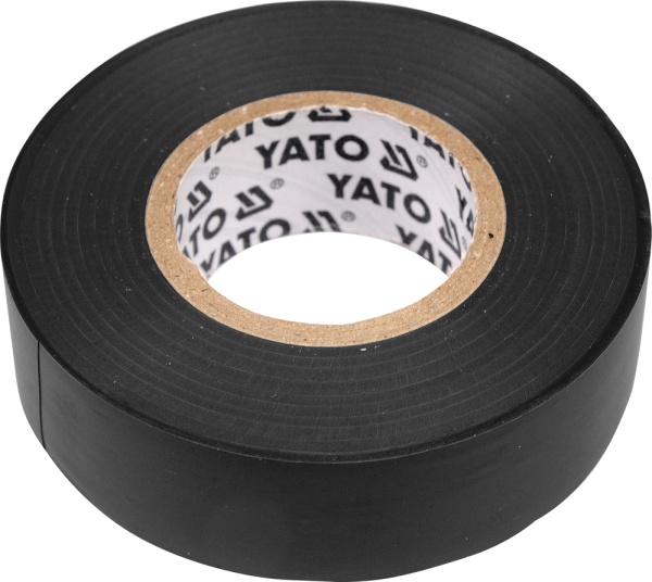 Yato Taśma elektroizolacyjna 19mm x 0,13mm 20m czarna (YT-8165)