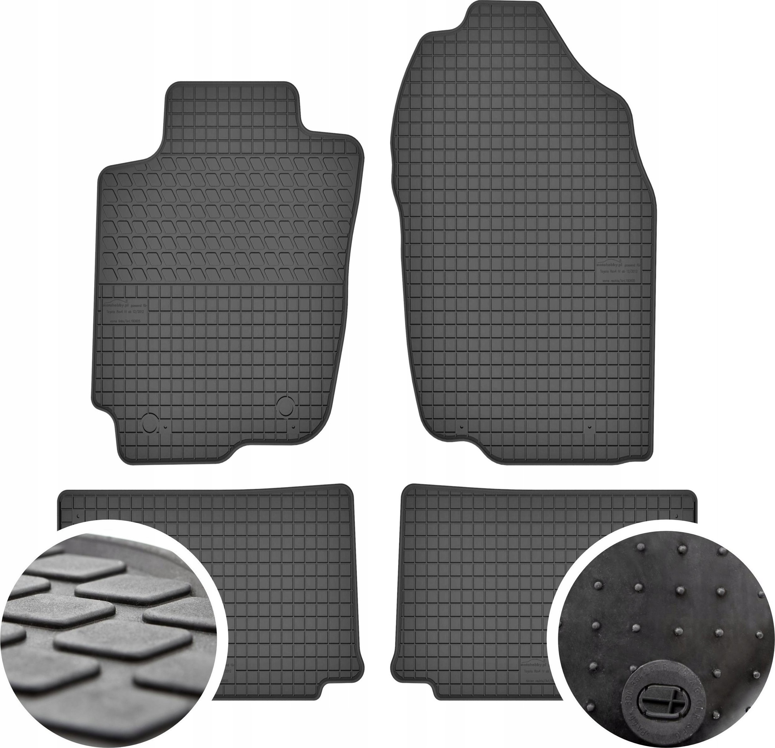 Auto Comfort Dywaniki gumowe do Toyota RAV4 IV (2012-2019)