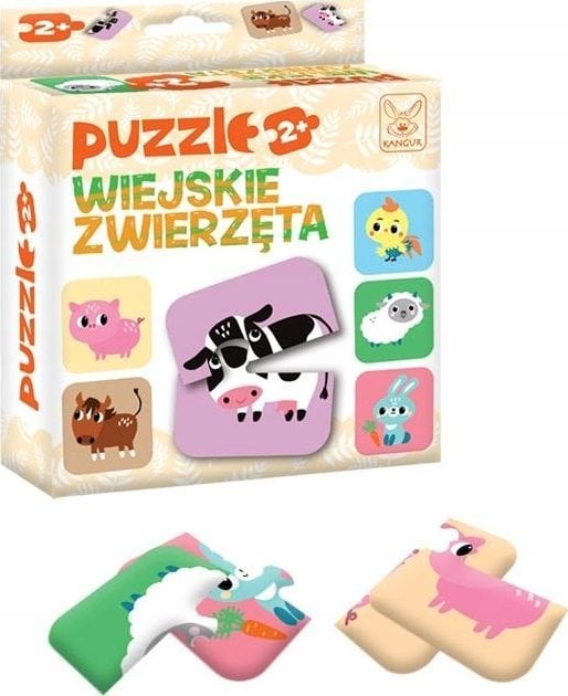 Kangur Puzzle Wiejskie Zwierzęta 2+ 41602