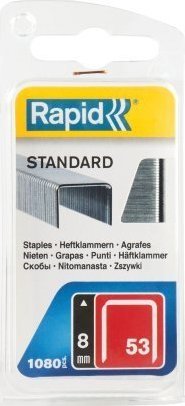 Rapid Zszywki Rapid z drutu cienkiego nr 53 (8 mm) - 1060 szt.