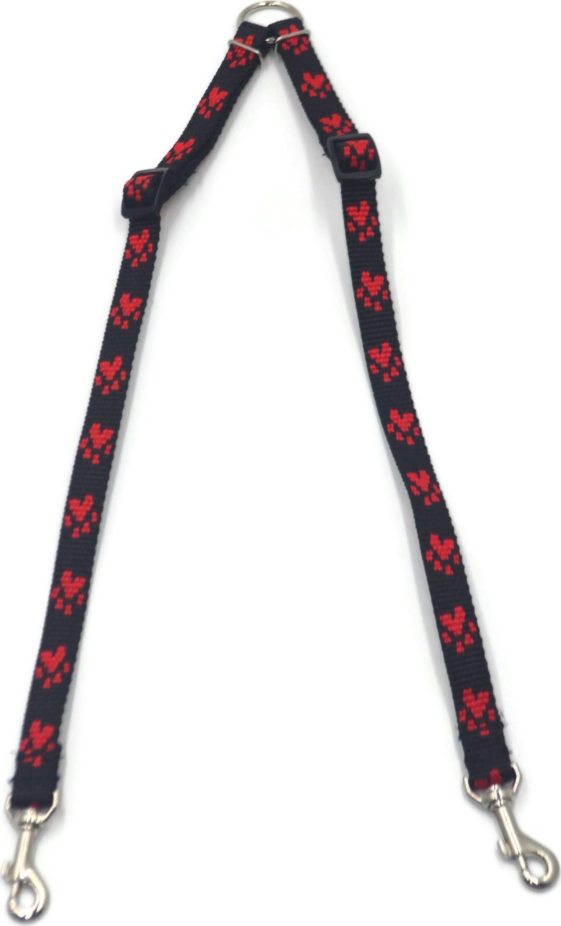 Alizoo Dwójnik smyczy w łapki, regulowany 15mm/40-60cm - ALIZOO