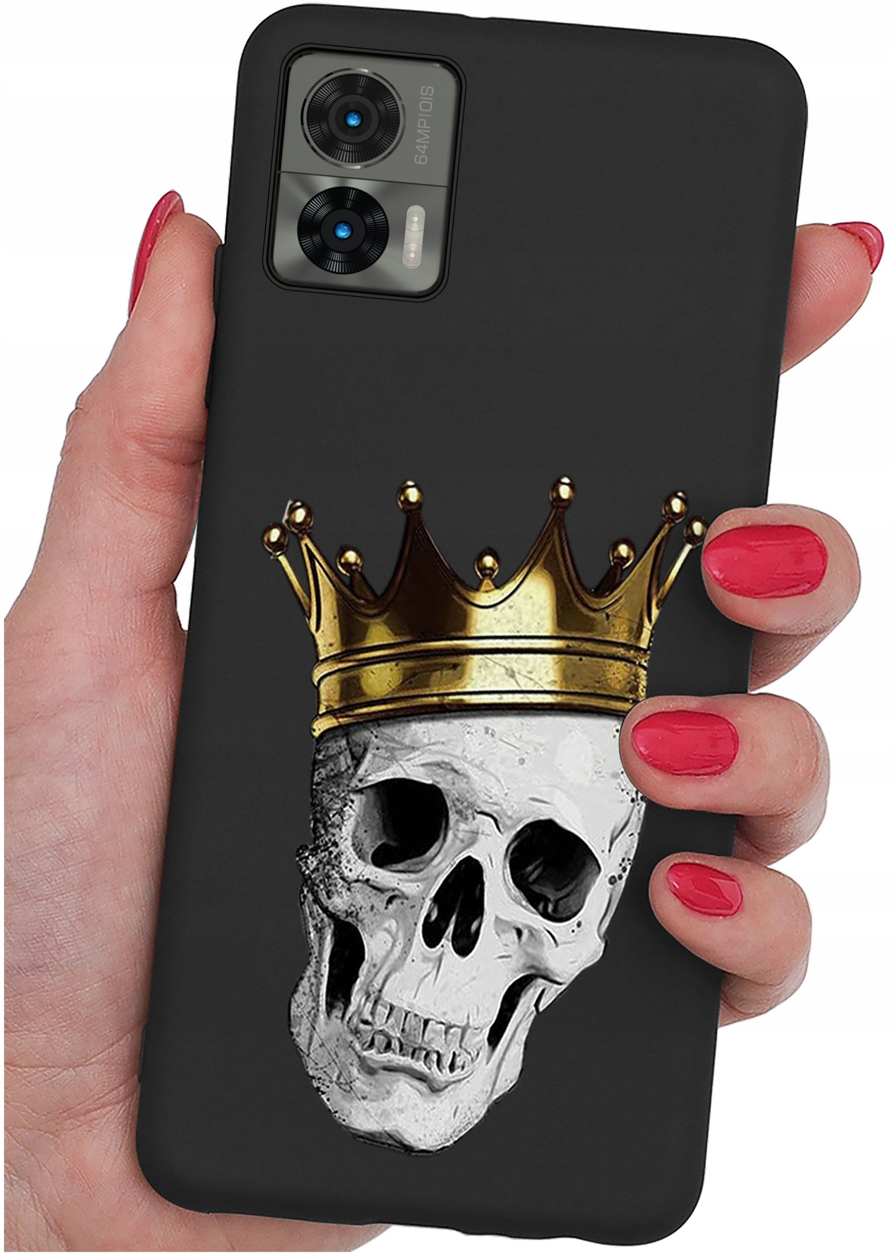 Etui do Motorola Moto Edge 30 Neo WZORY |SILIKONOWE MATT CASE + SZKŁO 9H