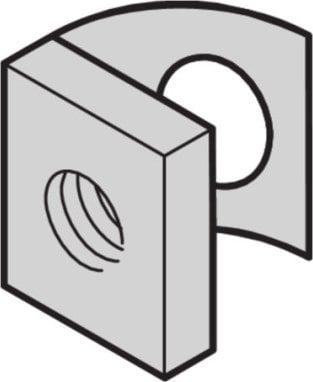 SCHROFF Zestaw nakrętek ślizgowych SCHROFF, 50 sztuk