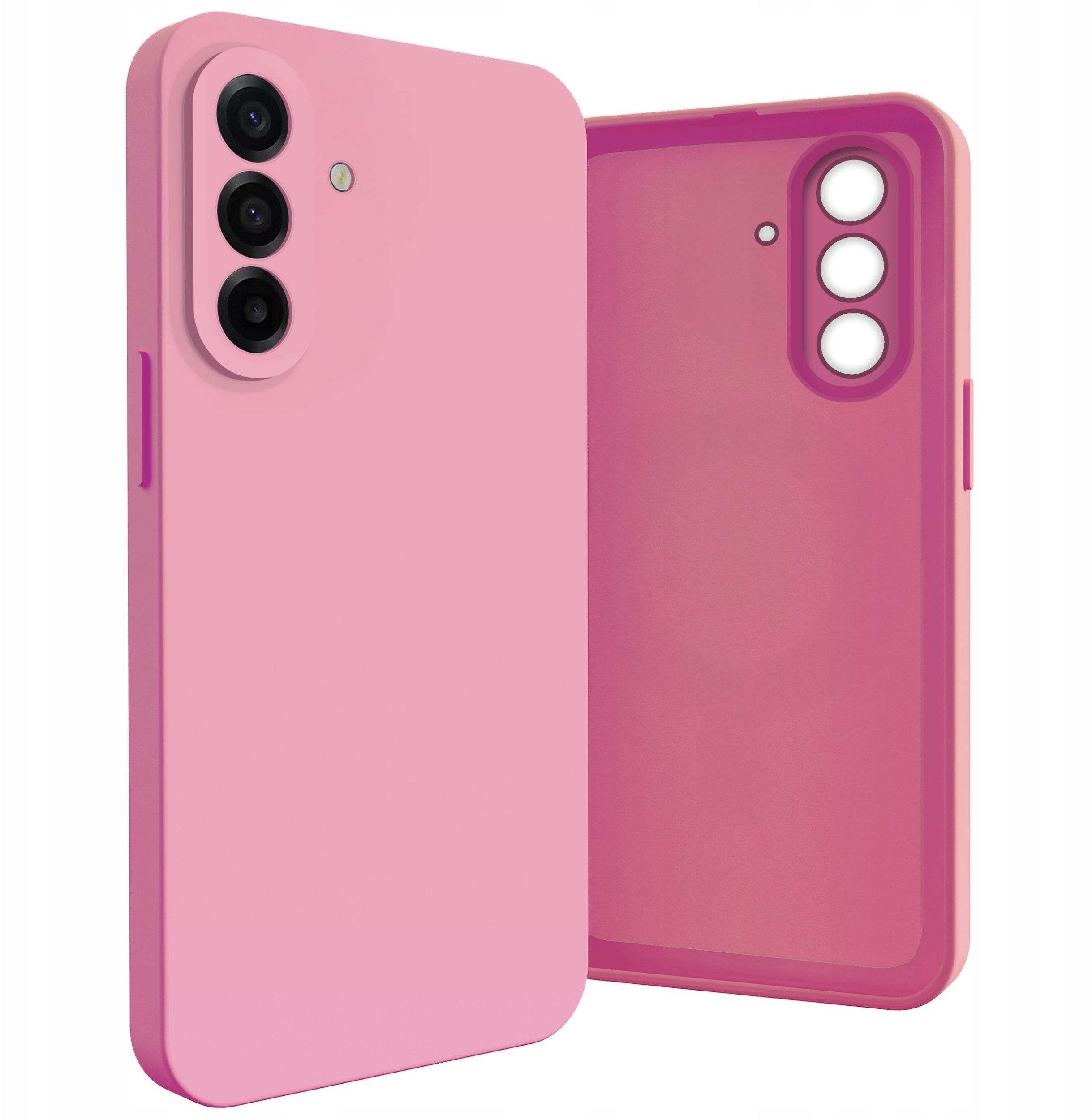 Hello Case Etui do Samsung Galaxy A17 5G Osłona Kamery Case Różowe