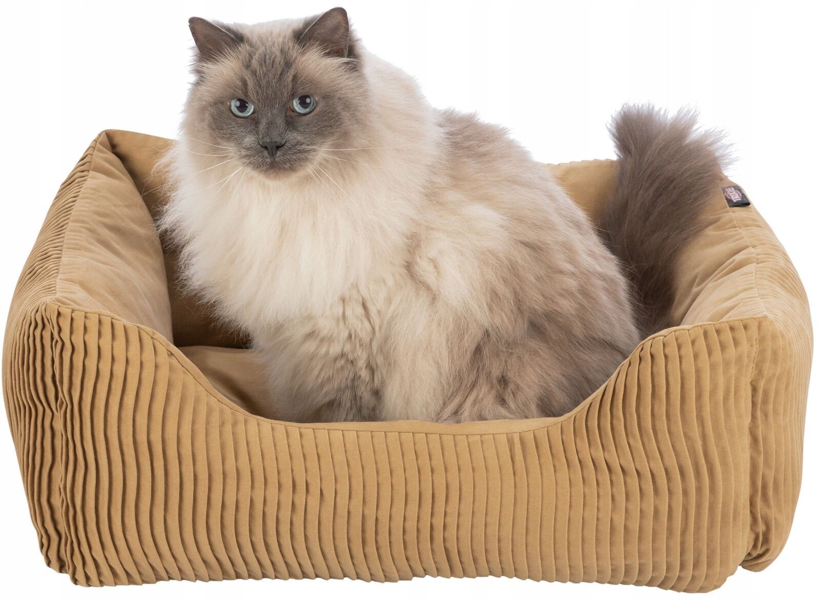 Trixie Marley bed, square, 80 × 60 cm, ochre