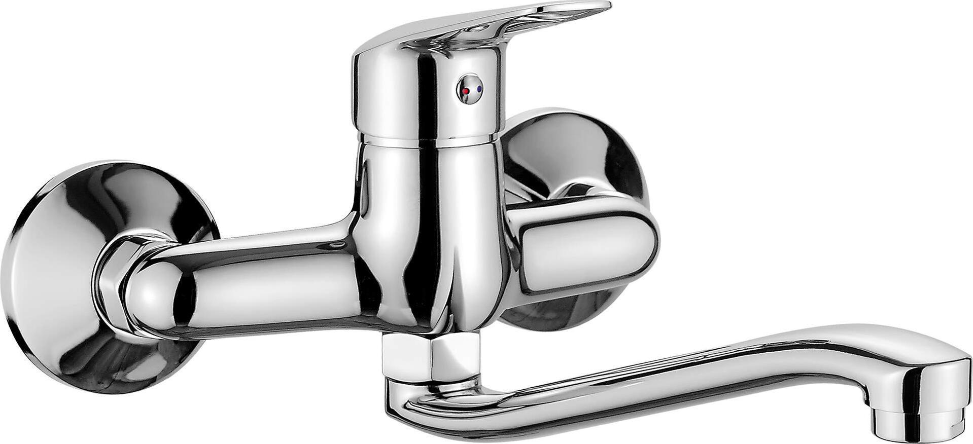 Bateria kuchenna Deante Boro ścienna chrom (BMO 080M)